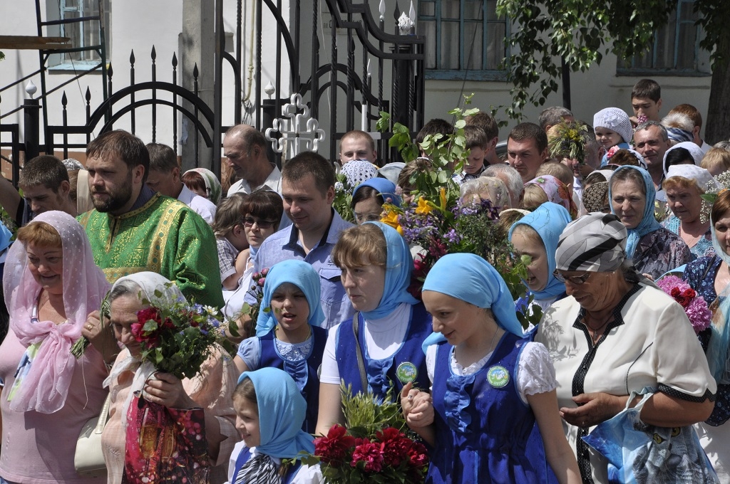 Престольный праздник Троицкого собора города Чаплыгин
