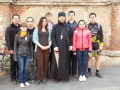 Cтуденческий субботник в храме Архистратига Михаила г.Елец