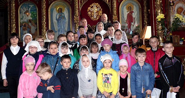 Окончание учебного года в воскресной школе Казанского собора г. Лебедянь