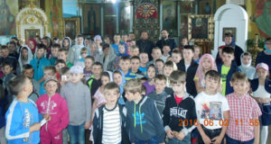 Учащиеся средней школы №1 г. Данкова побывали в Тихвинском соборе