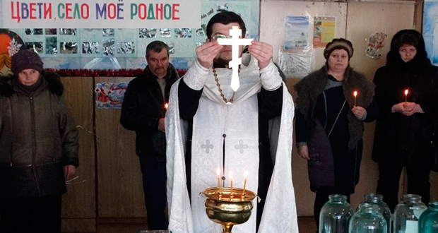 Крещенский сочельник в Троекуровском приходе