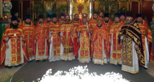 Соборное служение духовенства Лебедянского благочиния