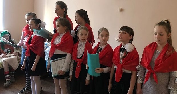 Пасхальный детский концерт в Измалковской районной больнице
