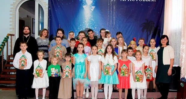 Воскресные школы Чаплыгинского благочиния встретили Рождество Христово