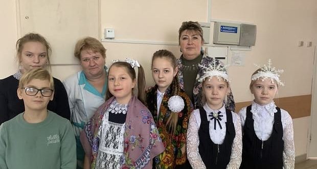 Рождественские песнопения прозвучали в Измалковской районной больнице