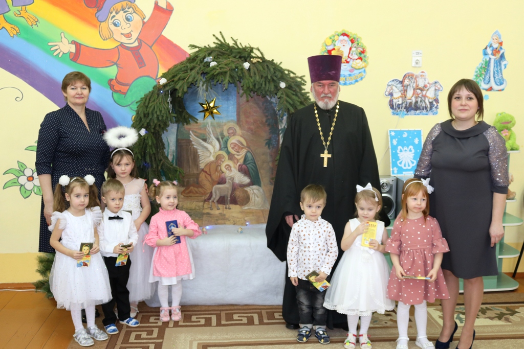 В детских садах г. Чаплыгина проведены утренники в честь Светлого Рождества Христова