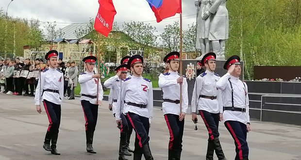 Казачий парад в селе Казаки