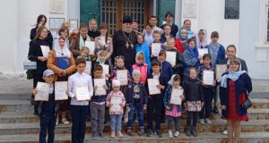 Праздник, посвященный окончанию учебного года, в воскресной школе Казанского собора г. Лебедянь