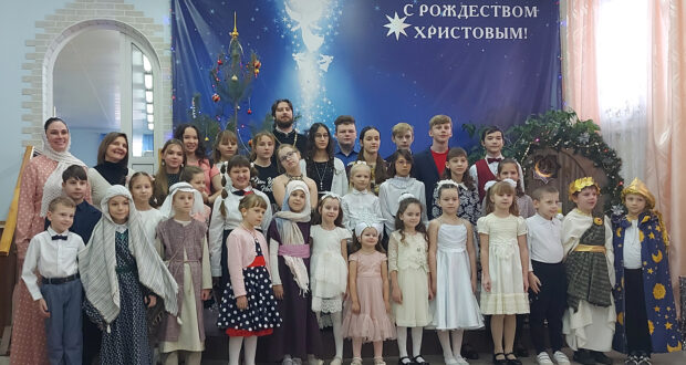В воскресных школах Чаплыгинского благочиния прошли Рождественские концерты