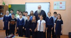 В день памяти сорока Севастийских мучеников в селе Пальна-Михайловка Становлянского района состоялась встреча с учениками