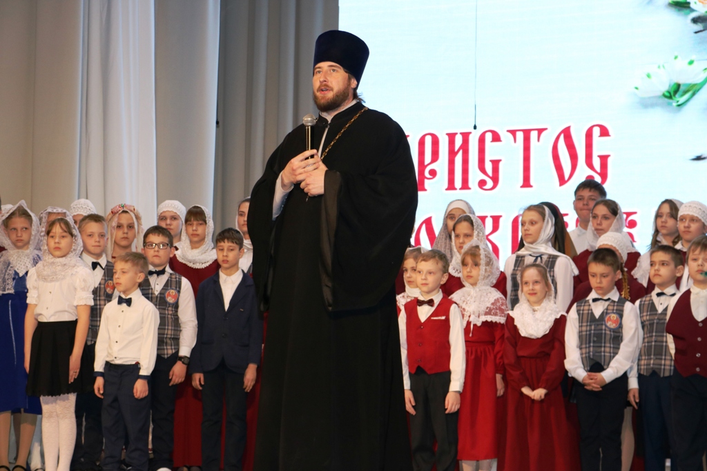 В Чаплыгинском благочинии прошёл пасхальный концерт воскресных школ