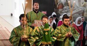 Епископ Максим возглавил Богослужение в Георгиевском храме села Казаки