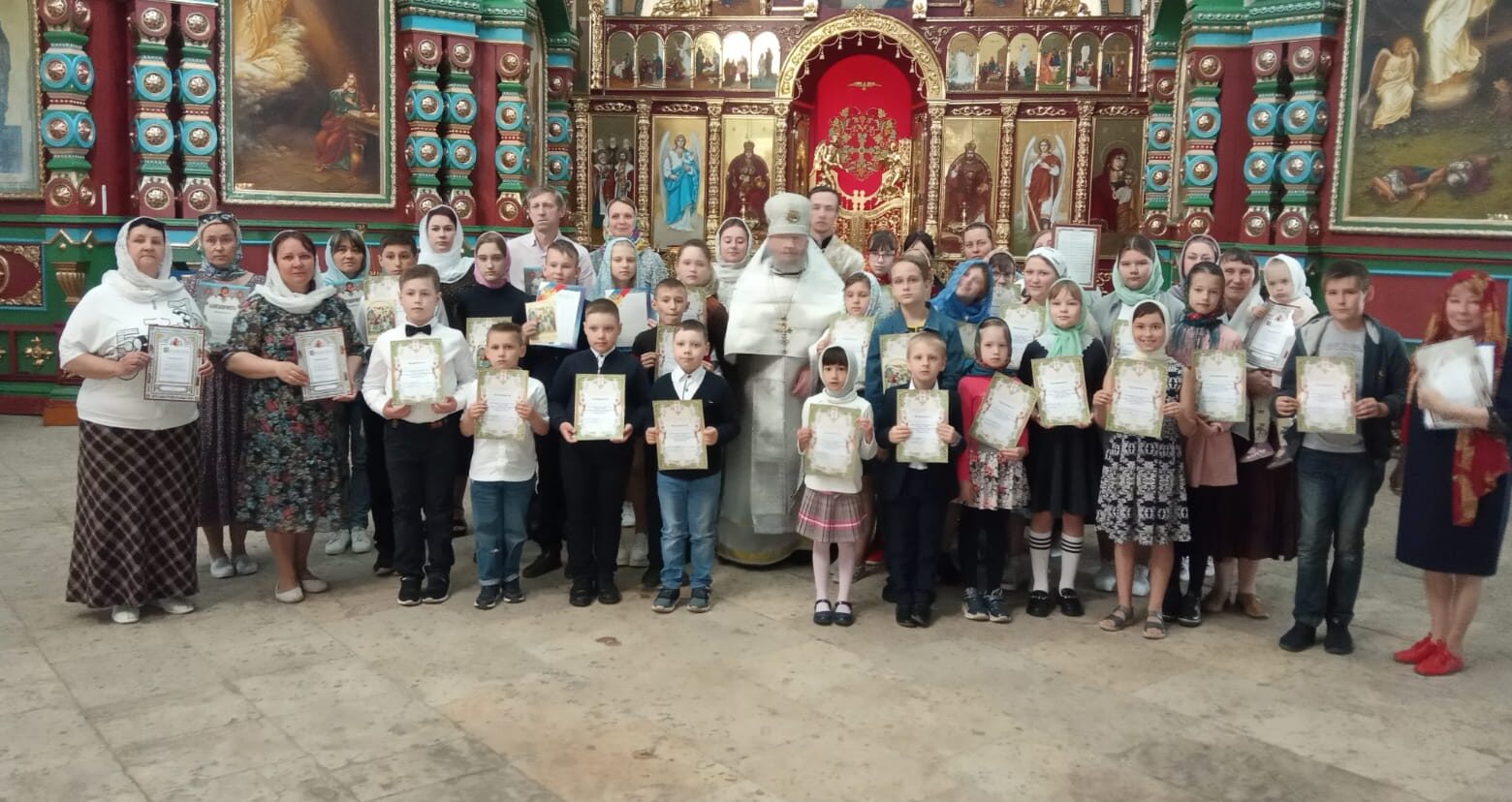 Окончание учебного года в воскресной школе Казанского собора г. Лебедяни