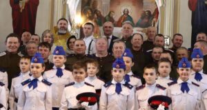 В селе Казаки состоялось посвящение в казаки-кадеты